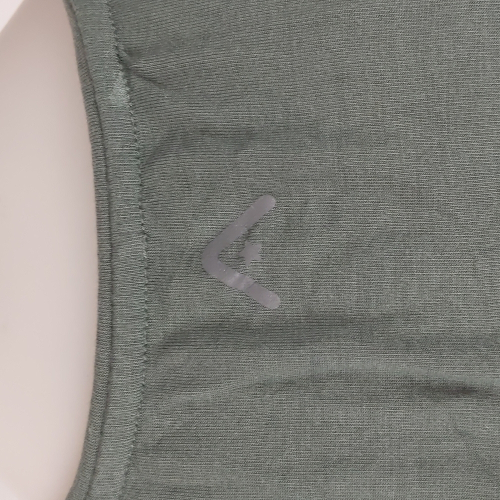 Rockwear Women's Top Size 8 Green Sleeveless Racerback Tie Waist Activewear - Picture 7 of 12